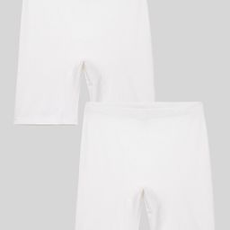 mackly Girls Set of 2 Solid Mid-Rise Knitted Regular Shorts-image-40