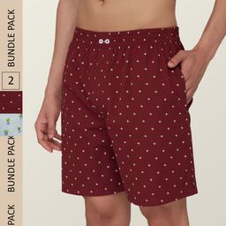 XYXX Men Pack Of 2 Printed Super Combed Cotton Boxer Shorts-picture-19