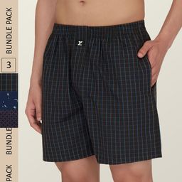 XYXX Men Pack Of 3 Printed Super Combed Cotton Boxer Shorts XYBOX3PCKN209-picture-44