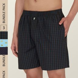XYXX Men Pack of 3 Printed Super Combed Cotton Boxer Shorts-picture-38