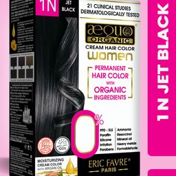 Aequo Organic Permanent Hair Color with Organic Ingredients 175 ml - Jet Black 1N-34