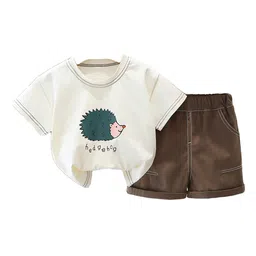 StyleCast x Revolte Boys Round Neck Short Sleeves Printed T-shirt with Shorts-picture-24