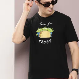 Kook N Keech Disney Men Alien Printed Pure Cotton T-shirt-image-45