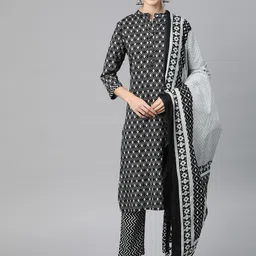 Readiprint Fashions Women Ethnic Motifs Printed Kurta with Palazzos & With Dupatta-53