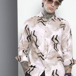 The Indian Garage Co Slim Fit Floral Printed Casual Shirt-image-33