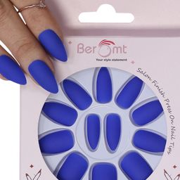 BEROMT 12 Pcs Long-Lasting Premium Matte Salon Finish Press On Nails - Shade 426-5
