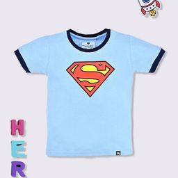 YK X Minute Mirth Boys Superman Printed T-shirt-image-67