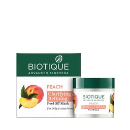 Biotique Bio Peach Clarifying & Refining Peel-Off Mask 50 gm-picture-46