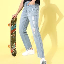 Roadster Women Stunning Blue Skinny Fit Stretchable Jeans-picture-30