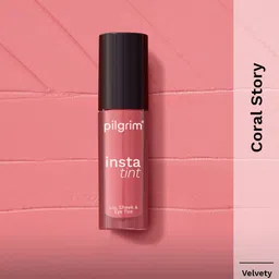 Pilgrim Lightweight Insta 3 in 1 Lip Cheek & Eye Tint - 2.5ml - Coral Story - 02-50