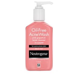 Neutrogena Unisex Oil Free Acne Wash Pink Grapefruit Facial Cleanser 175 ml-28