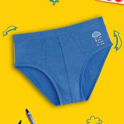 XY Life Boys Navy Blue Scribbles RainCloud InellSoft Tencel Modal Briefs-image-88