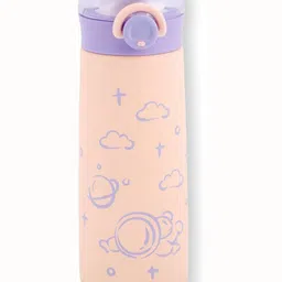 YK Pink Stainless Steel Animal Printed Insulated Cute Water Bottle 350ml-image-16