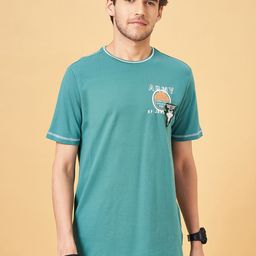SF JEANS by Pantaloons Round Neck Short Sleeves Cotton Slim Fit T-shirt-29