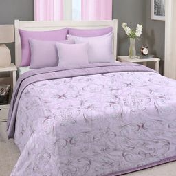 Myntra Elegant Homes Pink Floral AC Room 350 GSM Double Bed Comforter-image-84