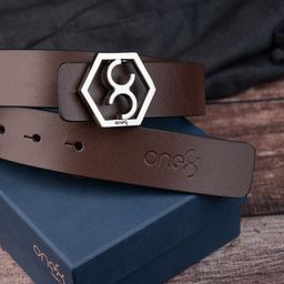 One8 by Virat Kohli Premium Men Solid Push Pin Closure Belt-image-33
