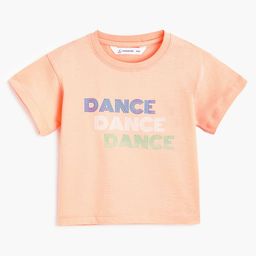 Campana Girls Typography Printed Drop-Shoulder Sleeves Pure Cotton T-shirt-image-97