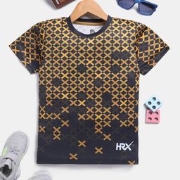 HRX by Hrithik Roshan Boys Printed Rapid Dry T-shirt-image-74