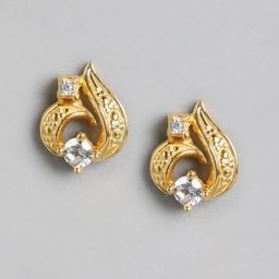 VANBELLE Sterling silver Gold Plated Studs Earrings-image-5