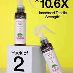 Soulflower Set of 2 Rosemary Water with Mint Extract Anti Frizz Serum - 100 ml Each-15