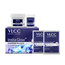 VLCC Set Of 2 Insta Glow Diamond Bleach With Diamond Powder - 60 g Each image 3