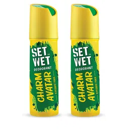 Set Wet Men Men Set of 2 Charm Avatar Deodorant & Body Spray Perfume - 150ml Each image 2