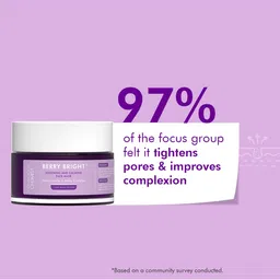 Conscious Chemist Pore Refining Face Mask with Niacinamide & Berry Extracts | 50g image 3