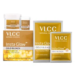 VLCC Set Of 12 Insta Glow Gold Bleach With Colloidal Gold - 30 g Each image 5