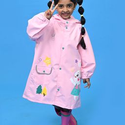 Little Surprise Box LLP Kids Printed Waterproof Rain Jacket-image-68
