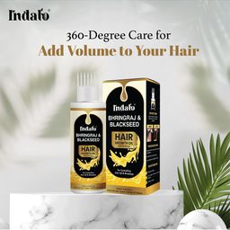 INDALO Set of 2 Bhringraj & Blackseed Hair Growth Oil for Controlling Hair Fall-100ml each image 5
