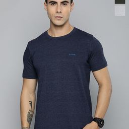 R.Code by The Roadster Life Co. Pack Of 3 Men Round Neck Short Sleeves Regular Fit Tshirts-image-41