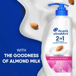 Head & Shoulders Smooth & Silky 2-in-1 Anti-Dandruff Shampoo & Conditioner 650ml image 3