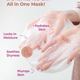 Sparkel Set Of 8 Hydrating Sheet Mask With Aloe Vera & Olive Extract - 25 g Each image 5