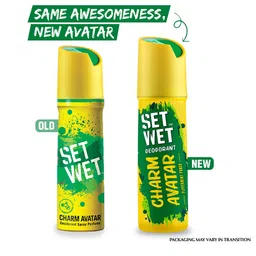 Set Wet Men Men Set of 2 Charm Avatar Deodorant & Body Spray Perfume - 150ml Each image 3