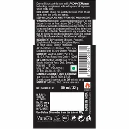 Denver Men Set of 4 Black Code Original Nano Body Deodorant Spray - 50 ml each image 3