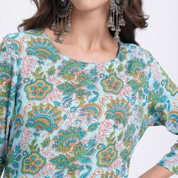 Anouk Ethnic Motifs Print Kurta With Trousers & With Dupatta image 3