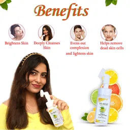 TRUNEXT Vitamin C Foaming Face Wash with Built In Brush 150 ml image 4