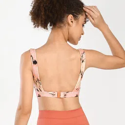 Gymshark Abstract Print Workout Bra - Full Coverage Lightly Padded image 4