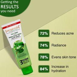 Aryanveda Pack of 2 Blemished Cream 50g & Tea Tree Neem Aloe Face Wash 120ml image 5