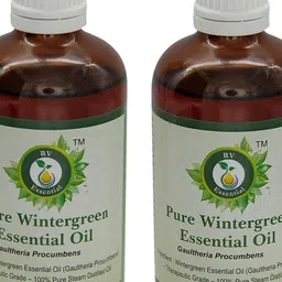 R V Essential Set Of 2 Pure Wintergreen Essential Oil - 100 ml Each image 2