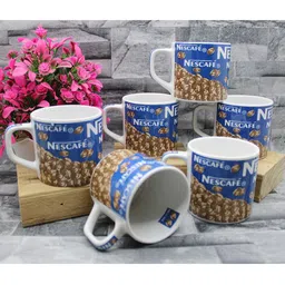 laghima jadon Multicoloured Text or Slogans Printed Ceramic Matte Cups Set of Cups and Mugs image 4