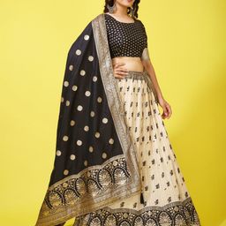 elora Semi-Stitched Lehenga & Unstitched Blouse With Dupatta image 2
