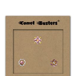 Comet Busters 3 Pcs Nose Studs Stick On's Self Adhesive Fake Nose Studs Bindis image 2