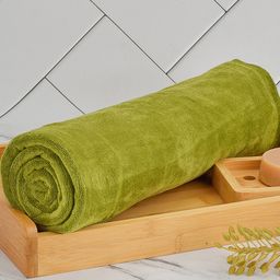 Aura Green Premium Absorbent UltraSoft Anti-Fade Bath Towel-0