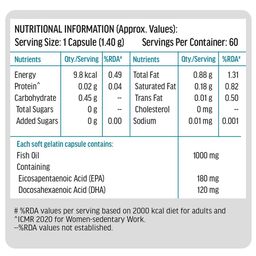 HK VITALS Vitamin D3 Capsules & Fish Oil 1000mg Capsules - 60 Capsules Each image 4