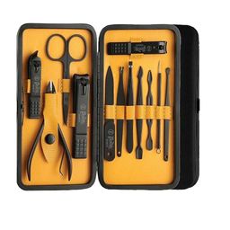 Beaute Secrets Unisex Black 12 in 1 Tools Manicure Pedicure Set-image-4