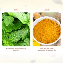 VLCC Set of 4 Deep Pore Cleansing & Brightening Haldi & Tulsi Face Wash - 100 ml each image 2
