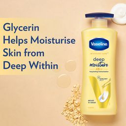 Vaseline Intensive Care Deep Moisture Body Lotion with Pure Oat Extract - 400 ml image 2