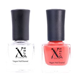 Color Fx Xprss Set Of 2 Long Lasting Vegan Nail Enamels - 5 ml Each-52