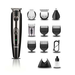 NOVA Men NG-1149 SuperGroom 8 Rechargeable All in One Multi Groomer - Black image 5